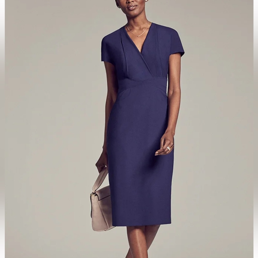 MM Lafleur Navy Emma Dress